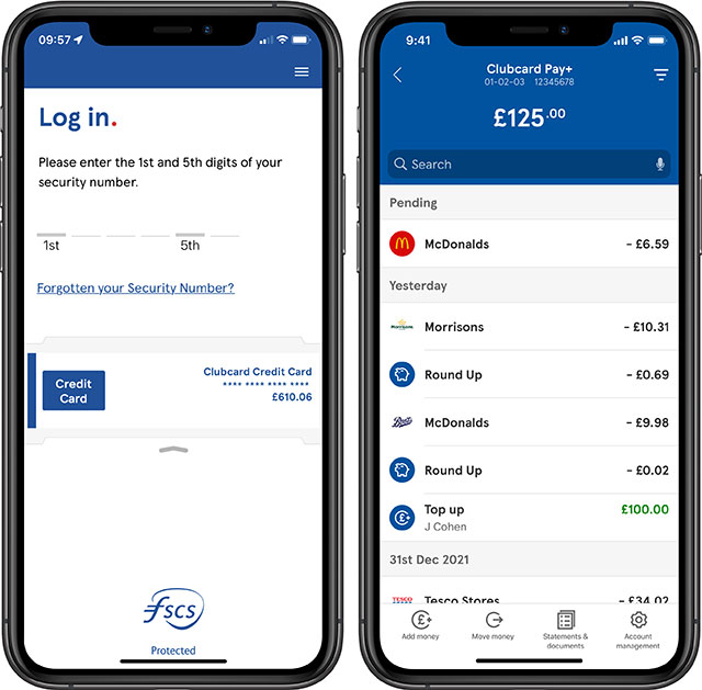 Mobile Banking App - Tesco Bank